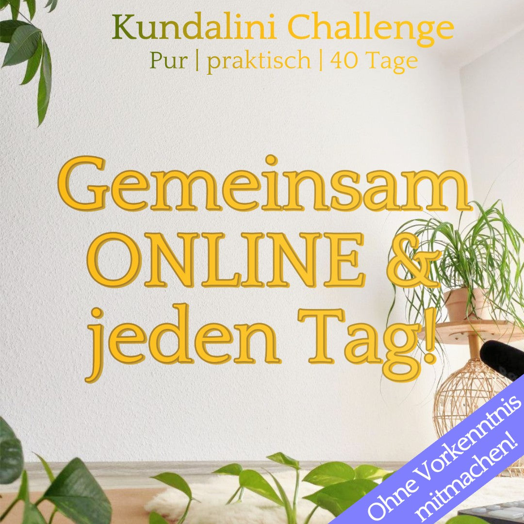 Gemeinsames ONLINE Yoga, jeden Tag!